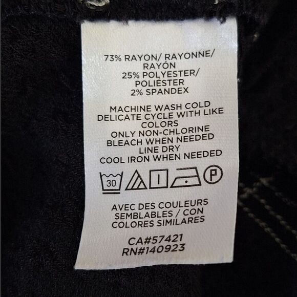 Loft Womens Babydoll Top Black Plaid Cap Sleeve Flowy Whimsigoth Small - Picture 7 of 9